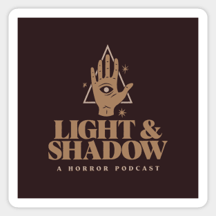 Light & Shadow Logo Dark Sticker